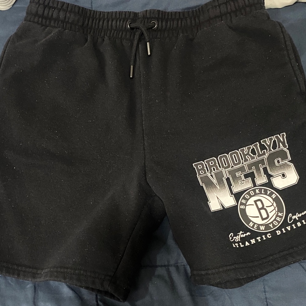 NBA Black and White Logo Athletic Shorts